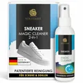 Produktbild: SOLITAIRE Sneaker Magic Cleaner, 100 ml, 2-in-1 Reinigungsspray (Midsole und Upper Cleaner), biologisch abbaubarer Sneaker Cleaner, Wasserbasiert, Oeko-Tex® zertifiziert, Made in Germany