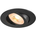 Produktbild: SLV EINBAULEUCHTE RUND 10W GU10 / SLV NEW TRIA 68 SCHWARZ 1007369