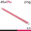 Produktbild: KnitPro Zing Sockenstricknadeln 2 Längen 15cm 20cm Nadelspiel  16 Größen