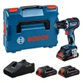 Produktbild: Bosch Akku-Bohrschrauber GSR 18V-90 C – Set mit 3 Akkus & L-Boxx * Sonderangebot