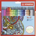 Produktbild: Premium-Filzstift - STABILO Pen 68 - 24er Pack - mit 24 verschiedenen Farben
