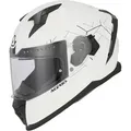 Produktbild: Acerbis Motorradhelm X-Way Solid Helm, integriertes Sonnenvisier weiß M (57/58)