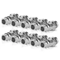 Produktbild: STAHLWERK Druckluft-Schnellkupplungen 10er Set – Druckluftkupplung NW 7,2 mit 1/4