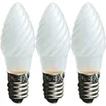 Produktbild: STAR 3er Set Ersatz Lämpchen Birnchen Lämpchen gefrostet E10 12V 3W f. Leuchter