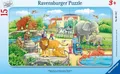 Produktbild: 4005556061167 Puzzle ramkowe 15 elementów. Wycieczka do Zoo Ravensburger