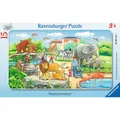 Produktbild: Ravensburger Puzzle Ausflug In Den Zoo Rahmenpuzzle Kinderpuzzle Kinder 15 Teile