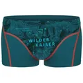 Produktbild: EIN SCHÖNER FLECK ERDE Herren Boxershorts - Shorts, Print, Bio-Baumwolle Wilder Kaiser (Türkis) M