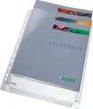 Produktbild: LEITZ Prospekthülle Prospekthüllen A4 170my PVC genarbt mit Falte VE=5 Stück