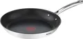 Produktbild: Tefal DUETTO+ G7320434, Rund, Allzweckpfanne, Schwarz, Edelstahl, Titan, 250 °C, Edelstahl