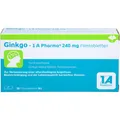 Produktbild: 1A PHARMA GINKGO 240MG 30 St