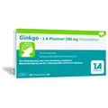 Produktbild: Ginkgo-1A Pharma 240 mg Filmtabletten 30 St
