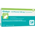 Produktbild: Ginkgo 1 A Pharma 240 mg zur natürlichen Gedächtnisstärkung 30 St