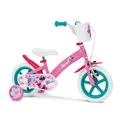 Produktbild: Mädchenfahrrad 12 Zoll Rosa Minnie Mit Stützrädern