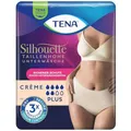 Produktbild: TENA Inkontinenz-Pants Silhouette Plus, Frauen, Größe M (75-100cm), creme, 6 Tropfen, 9 Stück