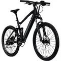 Produktbild: ZÜNDAPP XFS Ebike 27,5 Zoll MTB Fahrrad für Damen und Herren 170-190 cm Elektrofahrrad Hinterradmotor 27 Gang Scheibenbremse E Bike 504 Wh Akku (schwarz/rot, 48 cm)