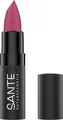 Produktbild: SANTE Naturkosmetik Ultra Matt Lipstick 07 Wild Fuchsia, pudrig-matter Lippenstift in Fuchsia für ein natürliches Finish, Lippenpflege mit Squalan und Hyaluron, 4,55g