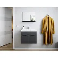 Produktbild: POSSEIK Badmöbel-Set 2-teilig LAGO grafit 59,9 x 35,0 x 51,0 cm