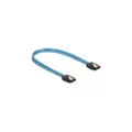 Produktbild: SATA 6 Gb/s Kabel UV Leuchteffekt blau 20 cm