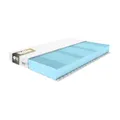 Produktbild: Matratze 160x200cm Höhe 15 cm Härtegrad 4 (H4) 7 Komfortzonen aus elastischem Polyurethanschaum mit Komfortschaum und Dreilagige Membranhülle, Antiallergisch, Öko-Tex Zertifiziert Qualitätsstandard