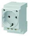 Produktbild: Siemens Steckdose REG 230V/AC 16A Schutzkontakt 2,5TE 58 mm IP20 - 5TE6800