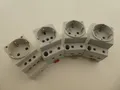 Produktbild: Steckdose für Hutschienenmontage 4x / Siemens / Murr / Schrack (25-3-11-4)