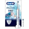 Produktbild: Oral-B Elektrische-Zahnbürste Pro Junior 6+, Frozen, 3 Putzmodi, mit 2 Aufsteckbürsten