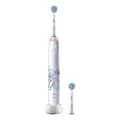 Produktbild: Oral-B Pro Junior Disney Frozen Weiß Zahnbürste Elektrisch Zahnpflege