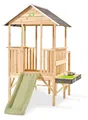 Produktbild: EXIT Panorama 350 Holz Spielhaus, mit Rutsche & Spielküche, Spielhaus für Draußen,Holz, Kinder
