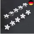 Produktbild: Haarspiralen Haarspinnen,12 Stück Weiß Blumen Brauthaarschmuck Hochzeit B