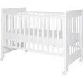 Produktbild: Dreamy Plus 2 Beistellbett wei, inkl. Parkettrollensatz - Weiß