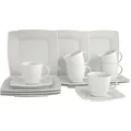 Produktbild: Creatable Kaffeeservice Victora Weiss, Weiß, Keramik, 18-teilig, 200 ml,200 ml, lebensmittelecht, Essen & Trinken, Geschirr, Geschirr-Sets, Kaffeeservice