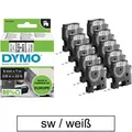 Produktbild: Dymo D1 - Selbstklebend - Schwarz auf Weiß - Rolle (0,9 cm x 7 m)