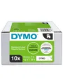 Produktbild: DYMO D1-Etikettenband | schwarz auf weiß | 9 mm x 7 m | 10 Stück