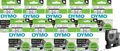 Produktbild: DYMO® Schriftband-Sparset 40913, Typ D1, 7 m x 9 mm, UV-beständig, reißfest, schwarz/weiß, 10 Stück 167442