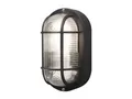 Produktbild: KONSTSMIDE LED Außen-Wandleuchte, LED wechselbar, Warmweiß, Klassische Feuchtraumleuchte aus Kunststoff & Acrylglas Schwarz H:20cm