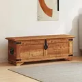 Produktbild: vidaXL Truhe Raues Mangoholz