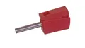 Produktbild: Bananenstecker für eine Buchse mit 4 mm Durchmesser, rot 215-212 