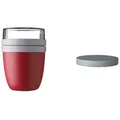 Produktbild: Mepal | Lunchpot Switch Ellipse | mach aus deinem Lunchpot einen Snackpot | praktischer Müslibecher | geeignet für Tiefkühler, Mikrowelle & Spülma
