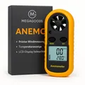 Produktbild: Digital Anemometer Windmesser 0-30 m/s Luftstrom LCD beleuchtet DE.