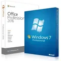 Produktbild: Windows 7 Professional + Office 2016 Professional+ LizenzschlÅssel