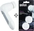 Produktbild: Braun SkinSpa Gesichtsreinigungs-Bürste Typ 5357 + 2 Ersatz Reinigungsbürsten
