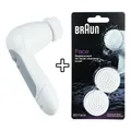 Produktbild: Braun SkinSpa Gesichtsreinigungs-Bürste Typ 5357 + 2 Ersatz Reinigungsbürsten
