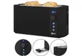 Produktbild: Balter Toaster Toaster TS-04-LCD Edehlstahl Schwarz, Langschlitz, für bis 4 Scheiben, 1500 W, LCD Anzeige