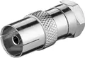 Produktbild: Adapter, F-Stecker - IEC/Koax-Buchse