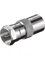 Produktbild: Pro F-adapter: F male > Coaxial female