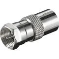 Produktbild: Goobay F-Adapter: F-Stecker > Koax-Buchse, Zink, 25.2 mm, 10 Stk. Polybeutel