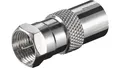 Produktbild: Adapter F: Wtyk F Gniazdo do kabla koncentrycznego - Połączenie, materiał obudow