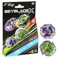 Produktbild: Beyblade X Knife Shinobi 4-80HN und Keel Shark 3-80F Kreisel Dual Pack, mit X-Celerator, mit 2 Klicks zusammenbauen, für spannende Battles unterm Weihnachtsbaum