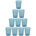 Produktbild: ENGELLAND 10 x Kunststoffbecher Party-Becher Plastik Gläser Mehrweg 400 ml Blau