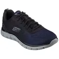 Produktbild: Skechers TRACK-RIPKENT Sneaker Freizeitschuh, Halbschuh, Schnürschuhin veganer Verarbeitung blau|schwarz 46 EU